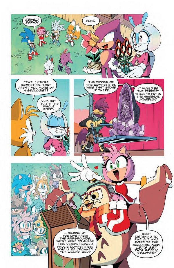 Interior preview page from SONIC THE HEDGEHOG: SPRING BROKEN #1 ADAM BRYCE THOMAS COVER