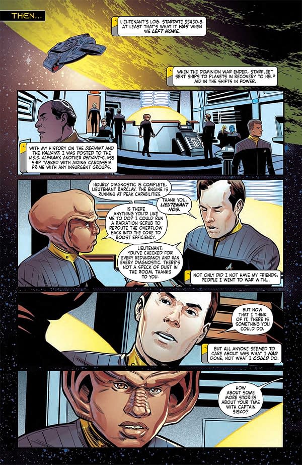 Interior preview page from STAR TREK: SONS OF STAR TREK #3 JAKE BARTOK COVER