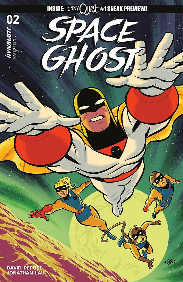 Interior preview page from Space Ghost #2