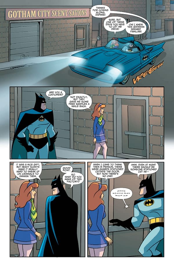 Interior preview page from Batman and Scooby-Doo Mysteries #7