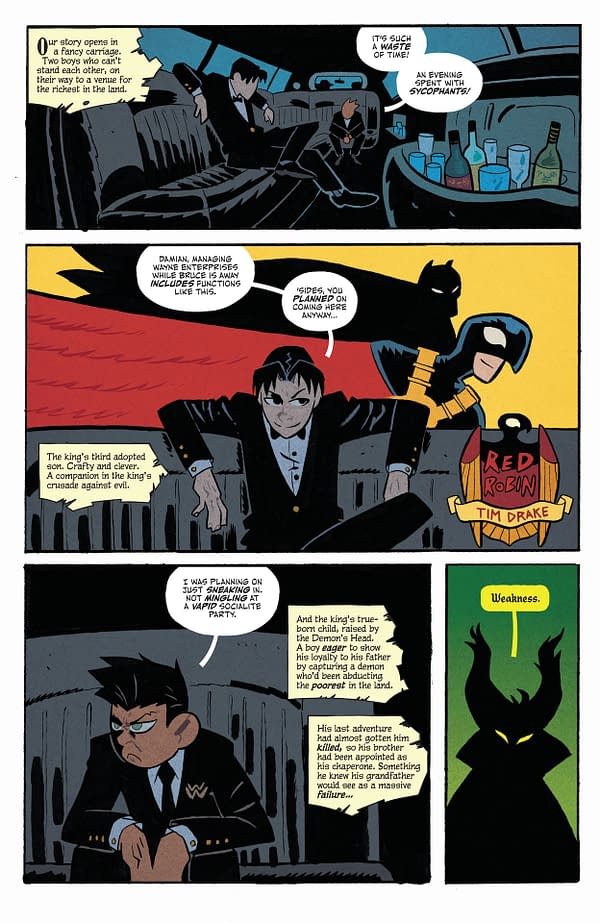 Interior preview page from Boy Wonder #3