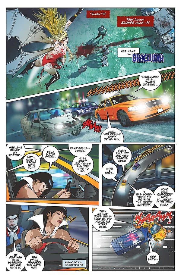 Interior preview page from Vampirella #669