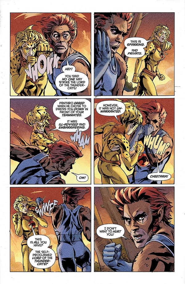 Interior preview page from Thundercats #5