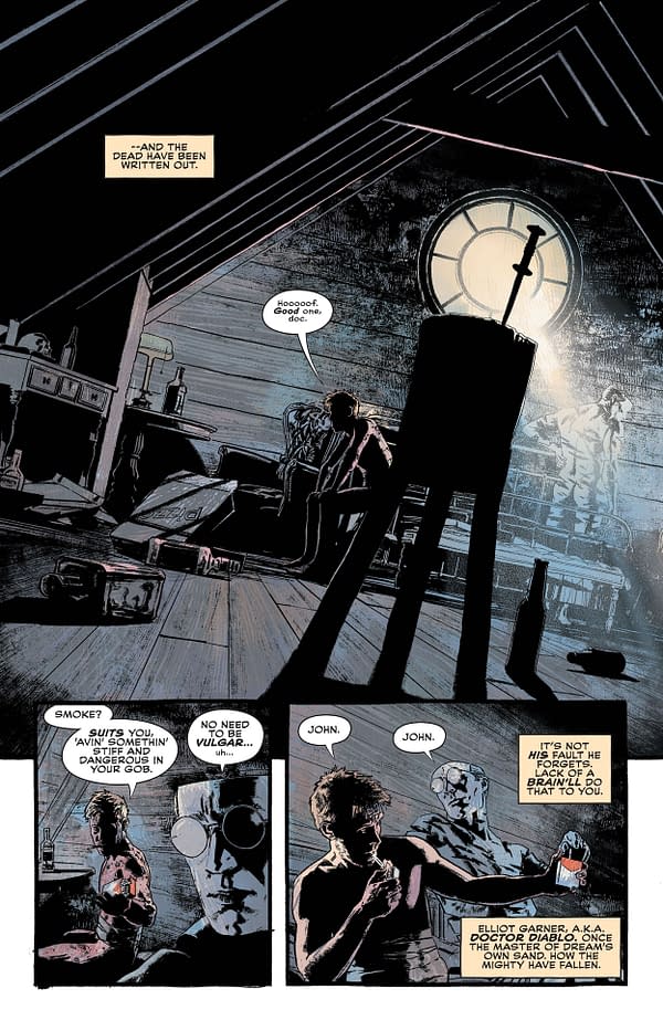 Interior preview page from John Constantine: Hellblazer - Dead in America #7