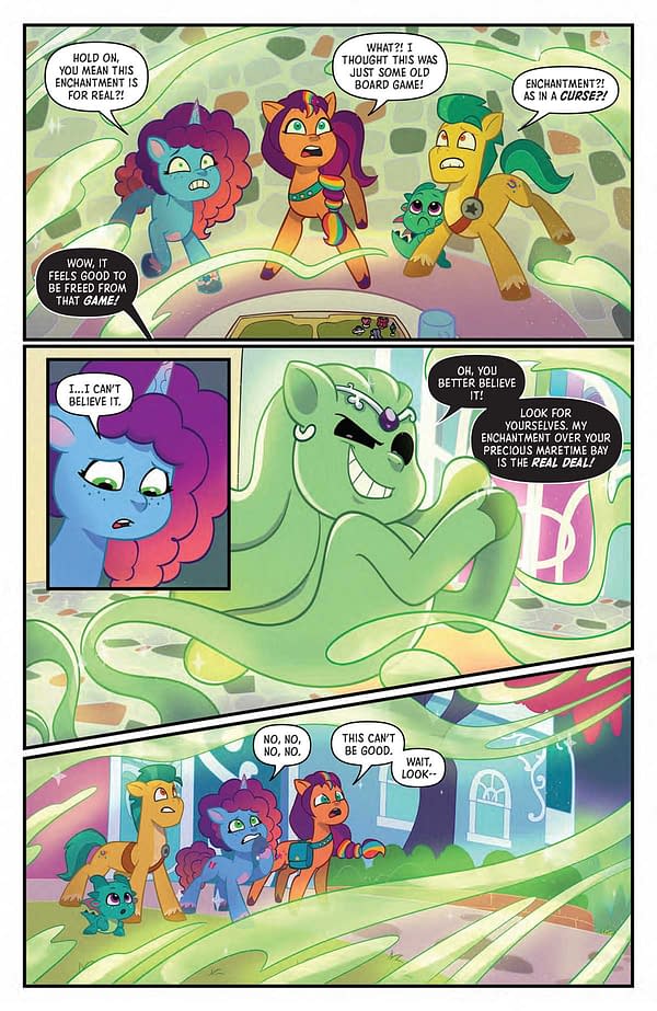 Interior preview page from MY LITTLE PONY: MARETIME MYSTERIES #2 ABIGAIL STARLING COVER