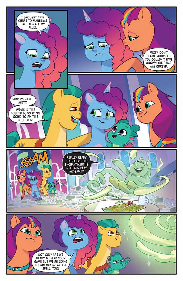 Interior preview page from MY LITTLE PONY: MARETIME MYSTERIES #2 ABIGAIL STARLING COVER