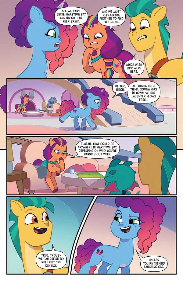 Interior preview page from MY LITTLE PONY: MARETIME MYSTERIES #2 ABIGAIL STARLING COVER