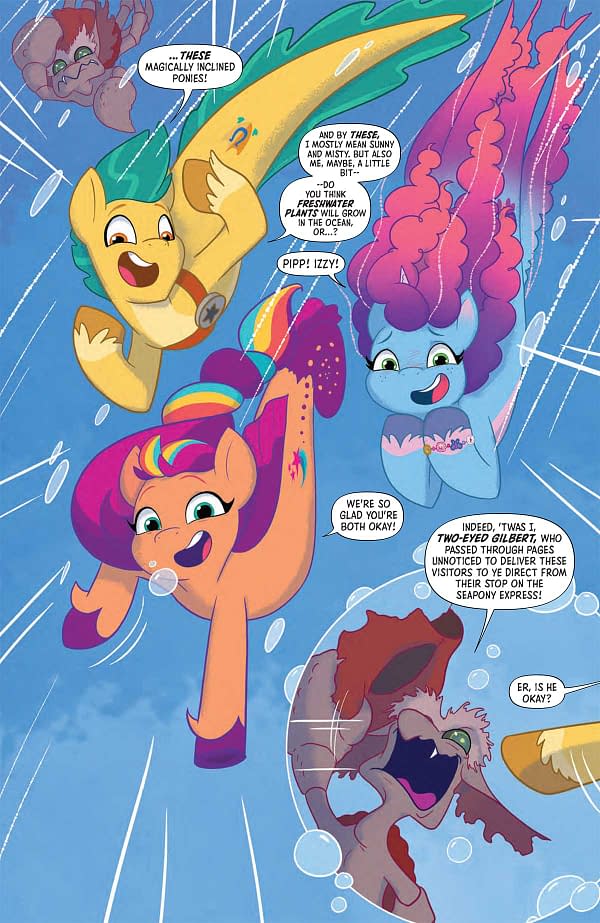 Interior preview page from MY LITTLE PONY: SET YOUR SAIL #4 PAULINA GANUCHEAU COVER