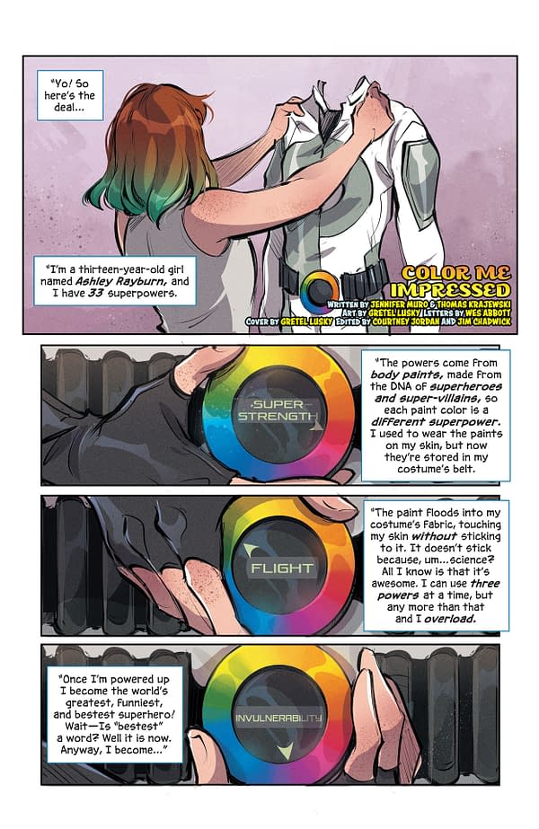 Interior preview page from Primer: Clashing Colors #1
