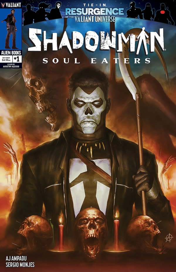Valiant Comics/Alien Books October 2024 Solicits... With Shadowman