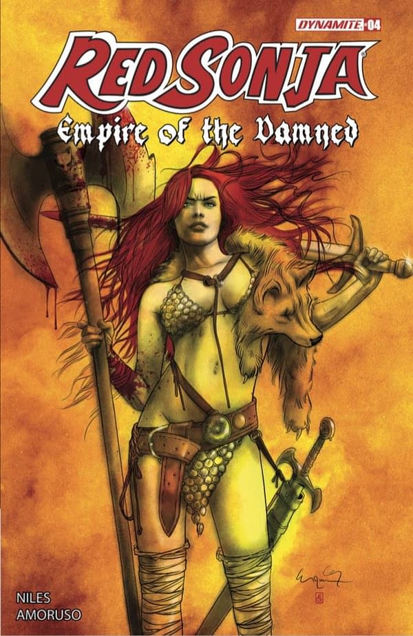 Cover image for RED SONJA EMPIRE DAMNED #4 CVR C GUNDUZ