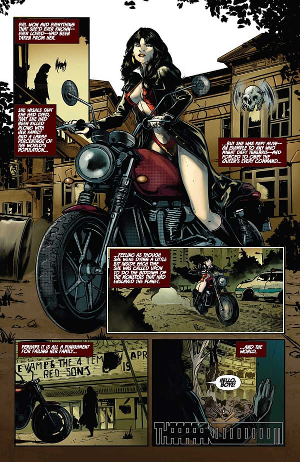 Interior preview page from Vampirella: Dark Reflections #2