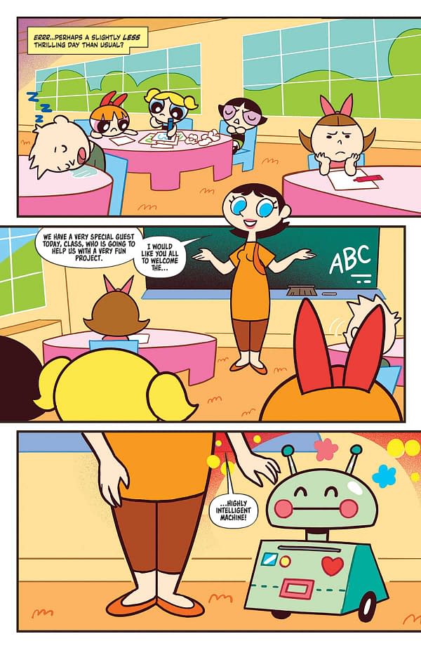 Interior preview page from Powerpuff Girls #1