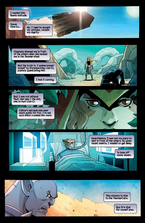 Interior preview page from Thundercats #6