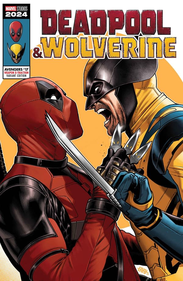 Cover image for AVENGERS #17 CAFU DEADPOOL & WOLVERINE WEAPON X-TRACTION VARIANT [DPWX]