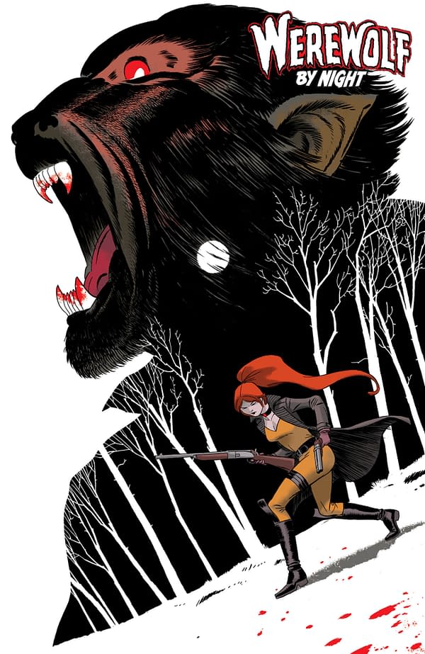 Cover image for WEREWOLF BY NIGHT: RED BAND #1 MARCOS MARTIN FOIL VARIANT [POLYBAGGED]