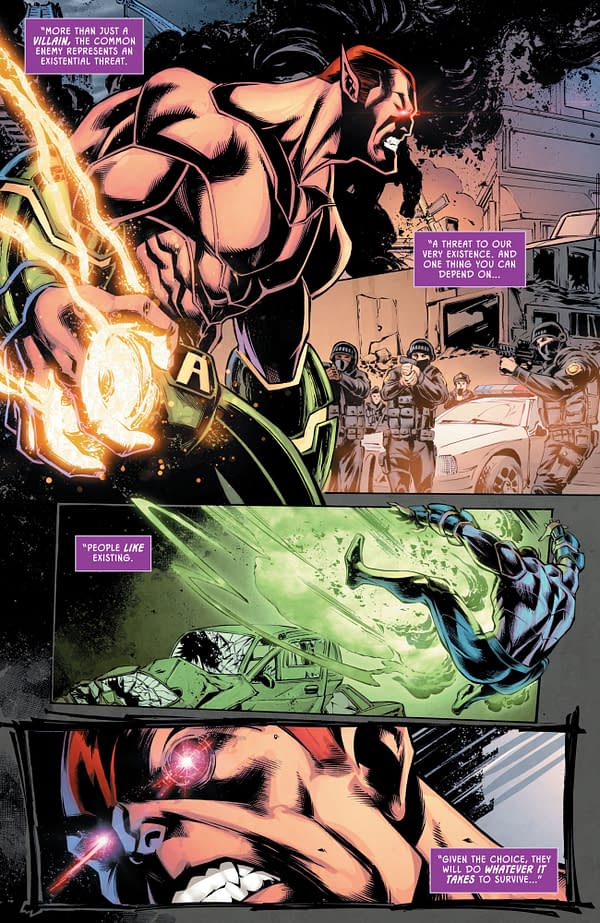 Inside view page of Absolute Power: Origins #2