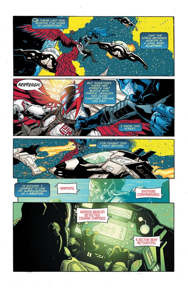 Inside preview page of Batman: Off-World #5