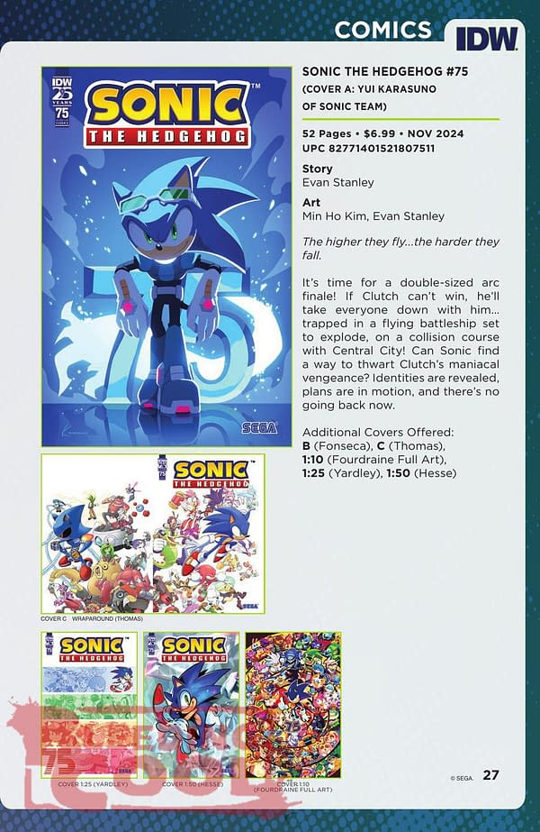 IDW Soliciations November 2024