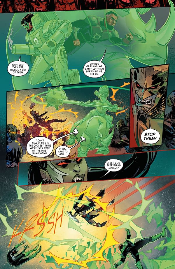 Inside preview page of DC vs Vampires: World War V #1