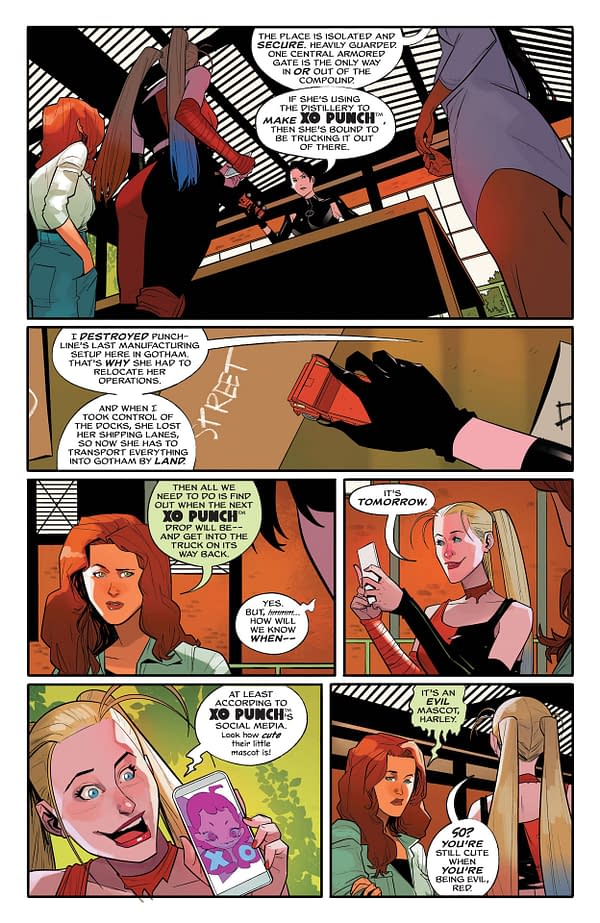 Interior preview page from Gotham City Sirens #2