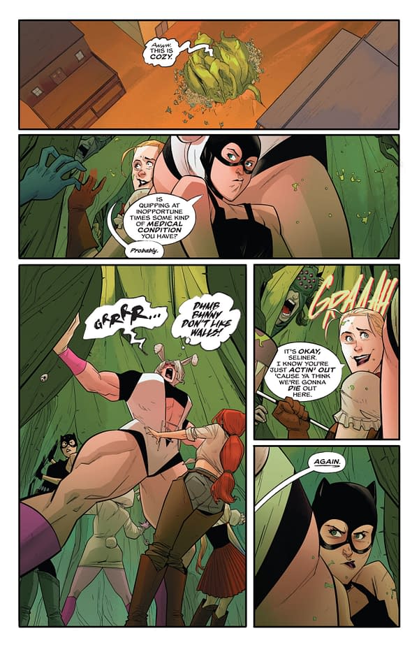 Interior preview page from Gotham City Sirens #4