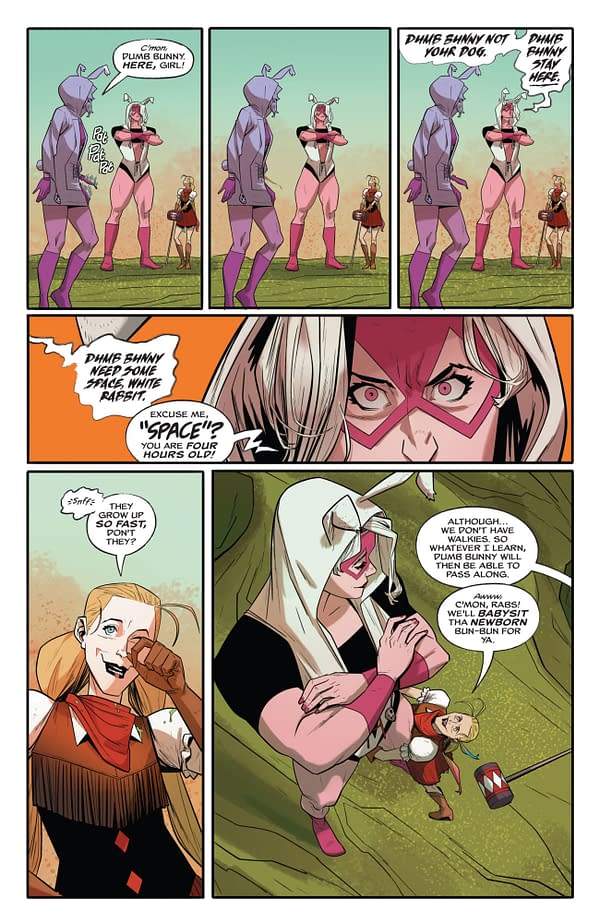 Interior preview page from Gotham City Sirens #4