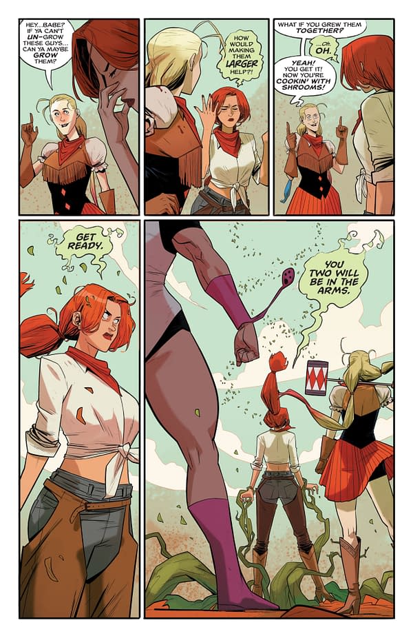 Interior preview page from Gotham City Sirens #4