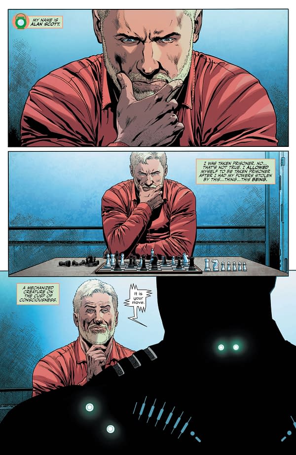 Inside view page of Green Lantern #14