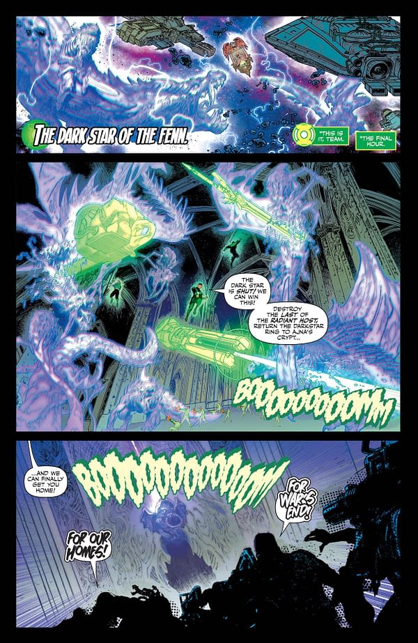 Inside page preview from Green Lantern: War Journal No. 12