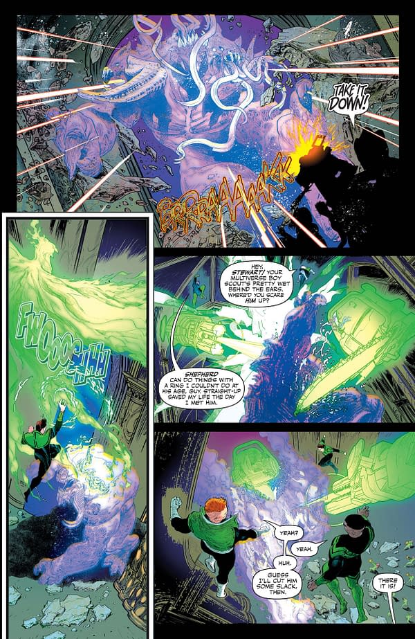 Inside page preview from Green Lantern: War Journal No. 12