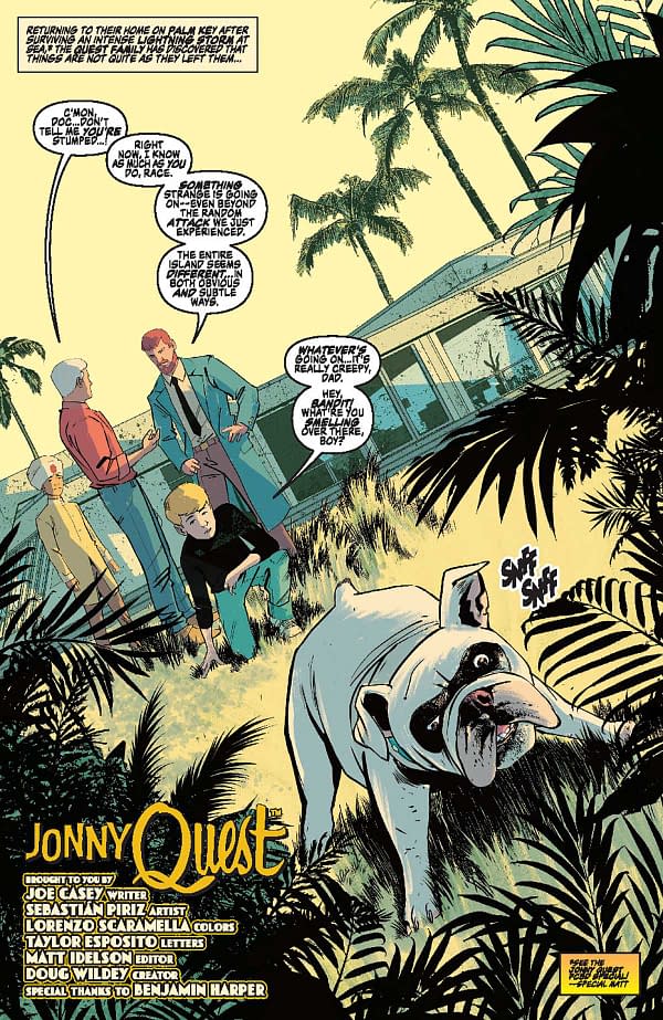 Interior preview page from Jonny Quest #1