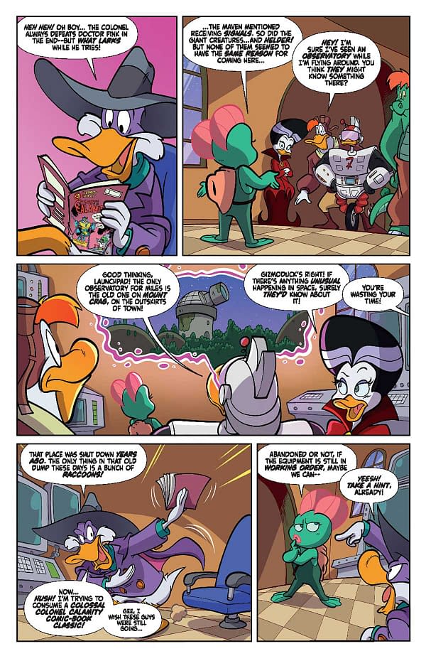 Inside view page of Justice Ducks No. 5