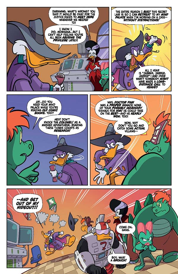 Inside view page of Justice Ducks No. 5