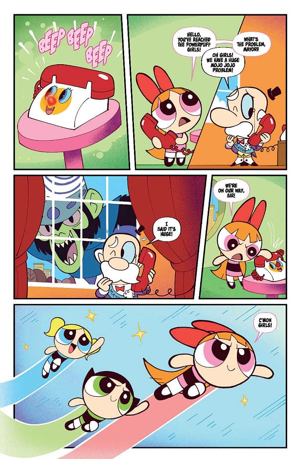 Interior preview page from Powerpuff Girls #2