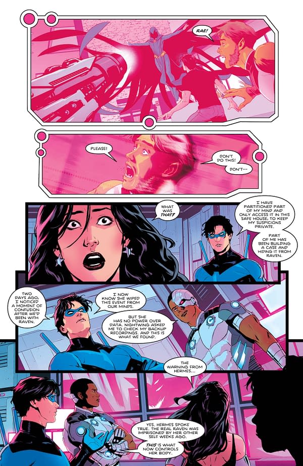 Interior preview page from Titans #14