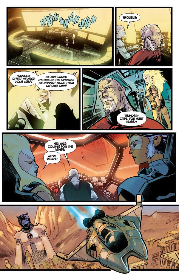 Interior preview page from Thundercats: Cheetara #2