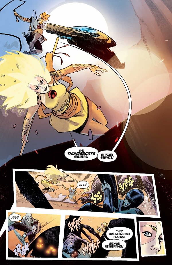 Interior preview page from Thundercats: Cheetara #2