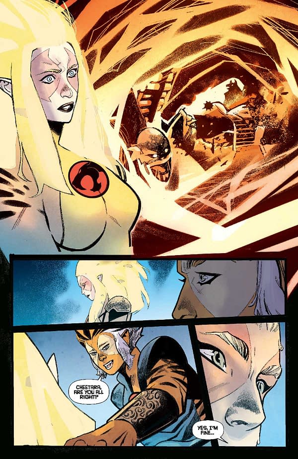 Interior preview page from Thundercats: Cheetara #2