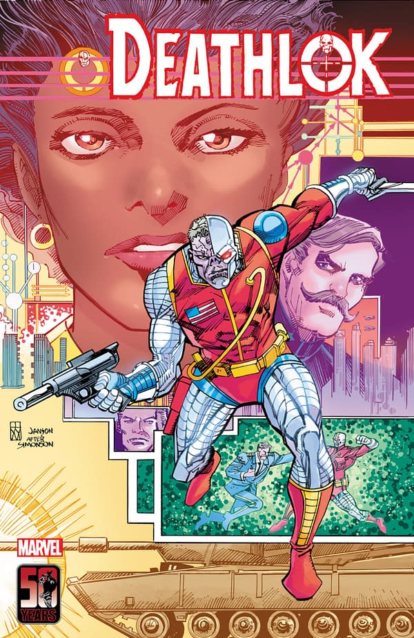 Cover image for DEATHLOK 50TH ANNIVERSARY SPECIAL #1 DENYS COWAN VARIANT