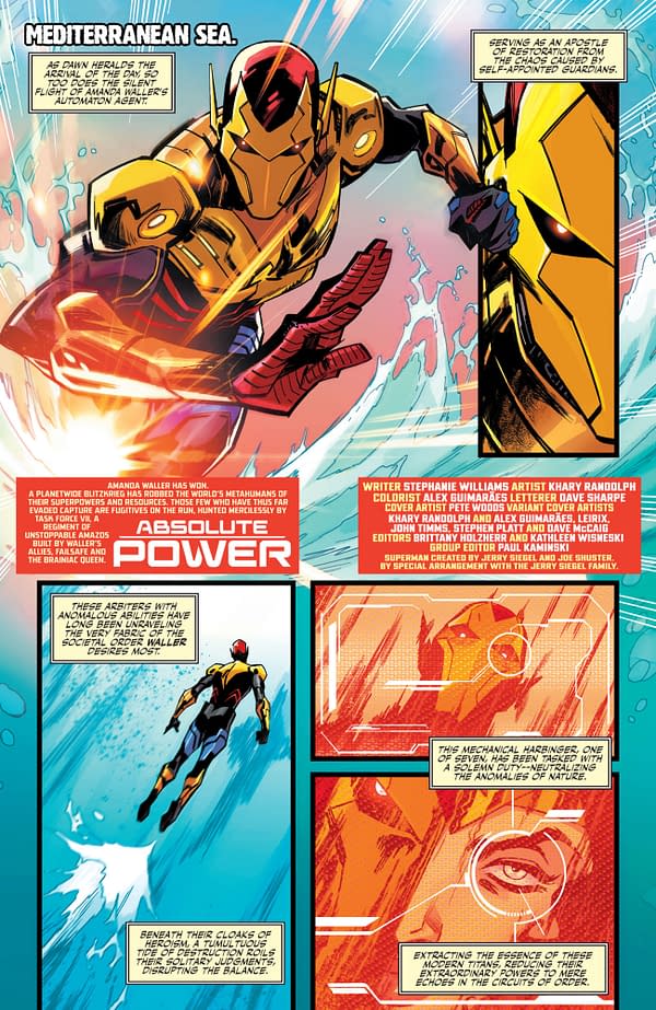 Interior preview page from Absolute Power: Task Force VII #6