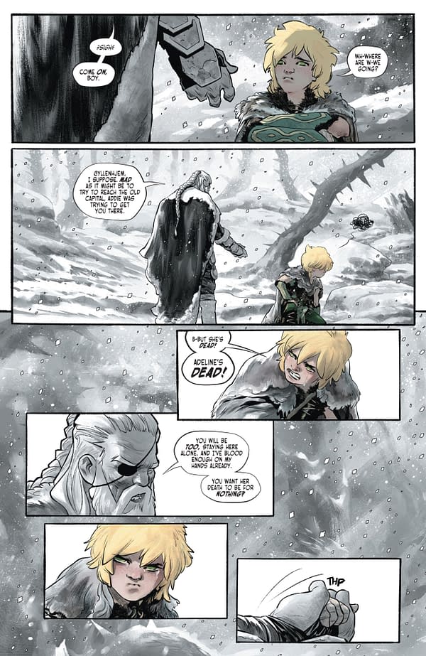 Interior preview page from Dark Knights of Steel: Allwinter #3