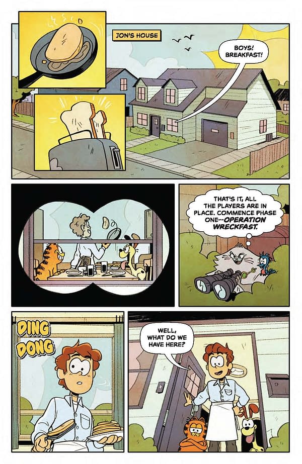 Interior preview page from Garfield #2