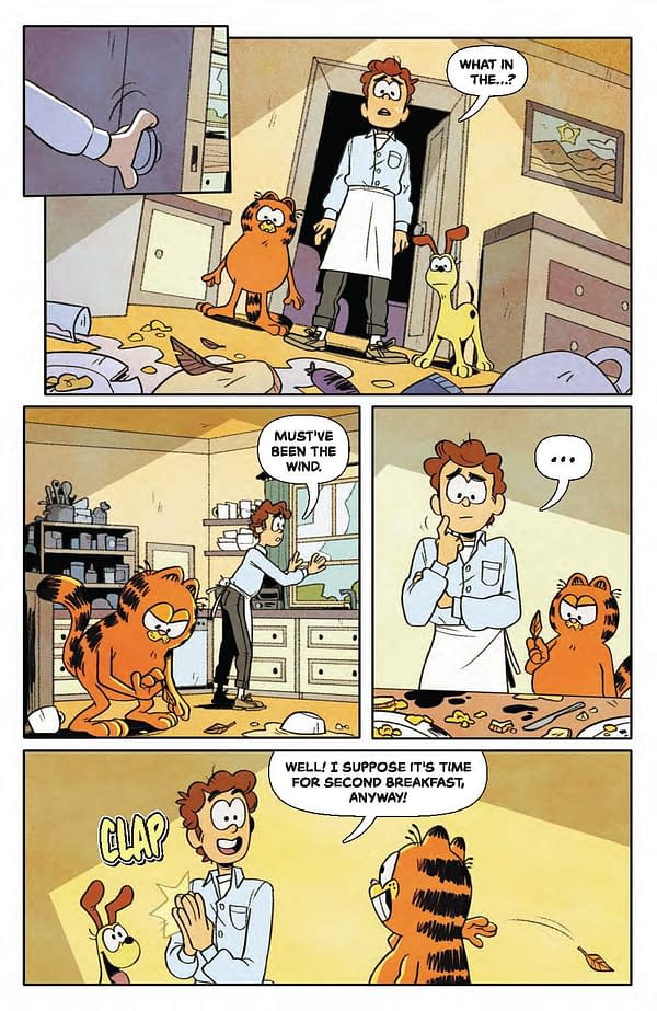 Interior preview page from Garfield #2