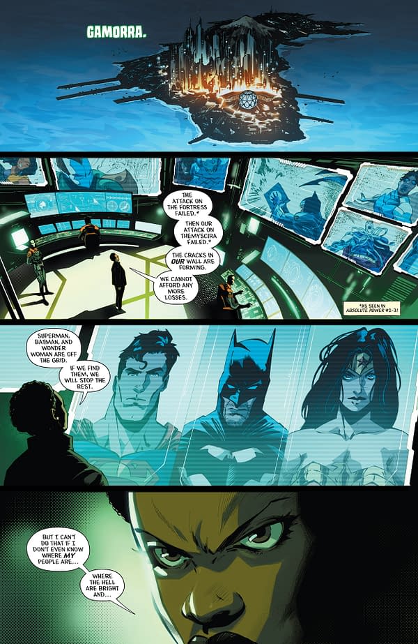 Interior preview page from Green Arrow #16