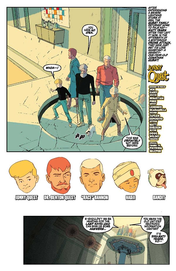 Interior preview page from Jonny Quest #2