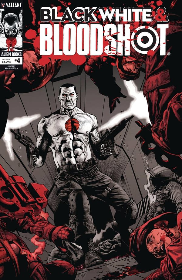 Cover image for BLACK WHITE & BLOODSHOT #4 (OF 4) CVR B SUAYAN (MR)