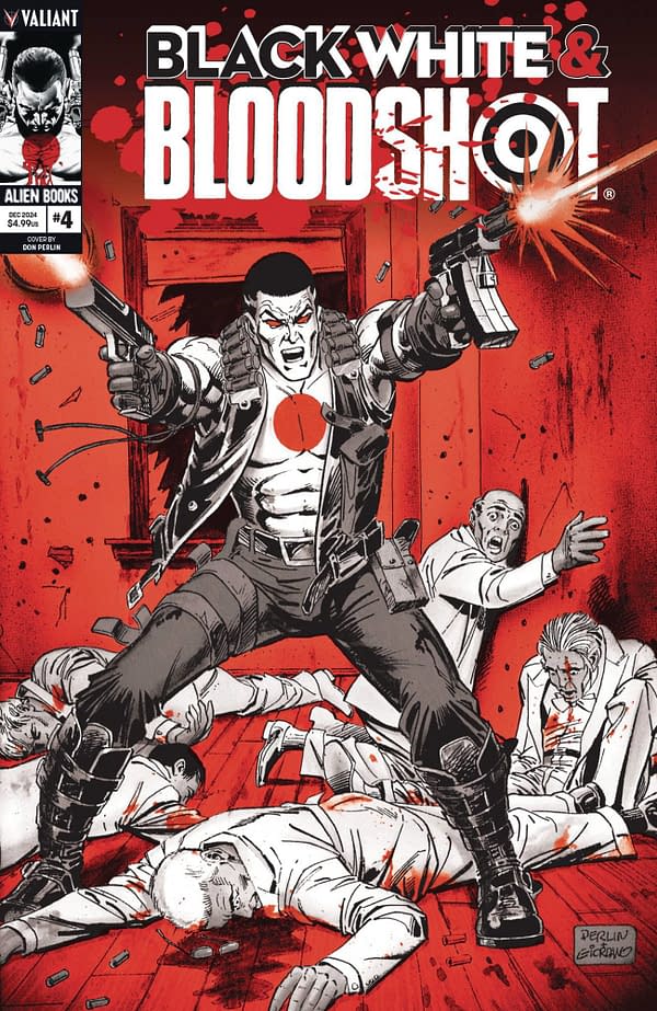 Cover image for BLACK WHITE & BLOODSHOT #4 (OF 4) CVR C PERLIN (MR)