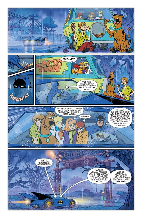 Interior preview page from Batman and Scooby-Doo Mysteries #10