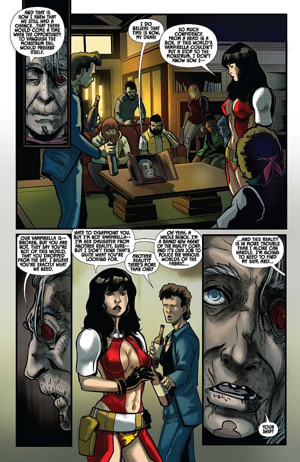 Interior preview page from Vampirella: Dark Reflections #4